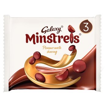 Galaxy MINSTRELS - MULTI - 3 PACK (3x42g) - Best Before: 22.03.26