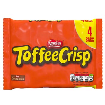 Nestle Toffee Crisp - 4 PACK - MULTI - Best Before: 01/2026