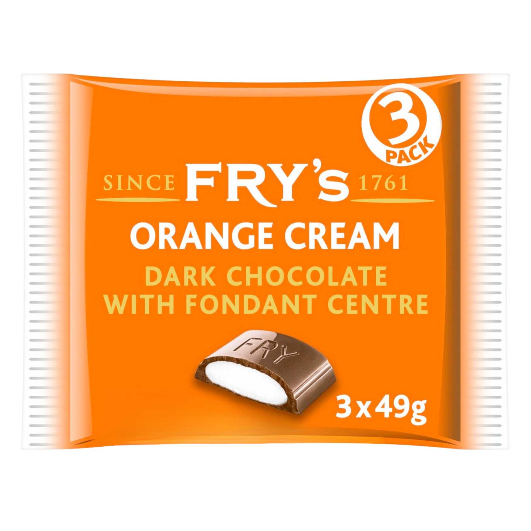Frys ORANGE Cream Chocolate - MULTI - 3 Pack - Best Before: 20.02.26