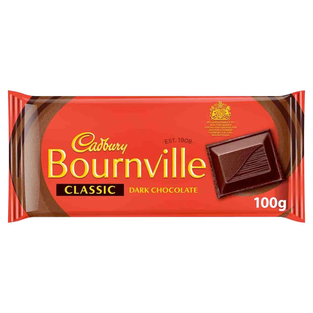 Cadbury Bournville Classic Dark Chocolate 100g block