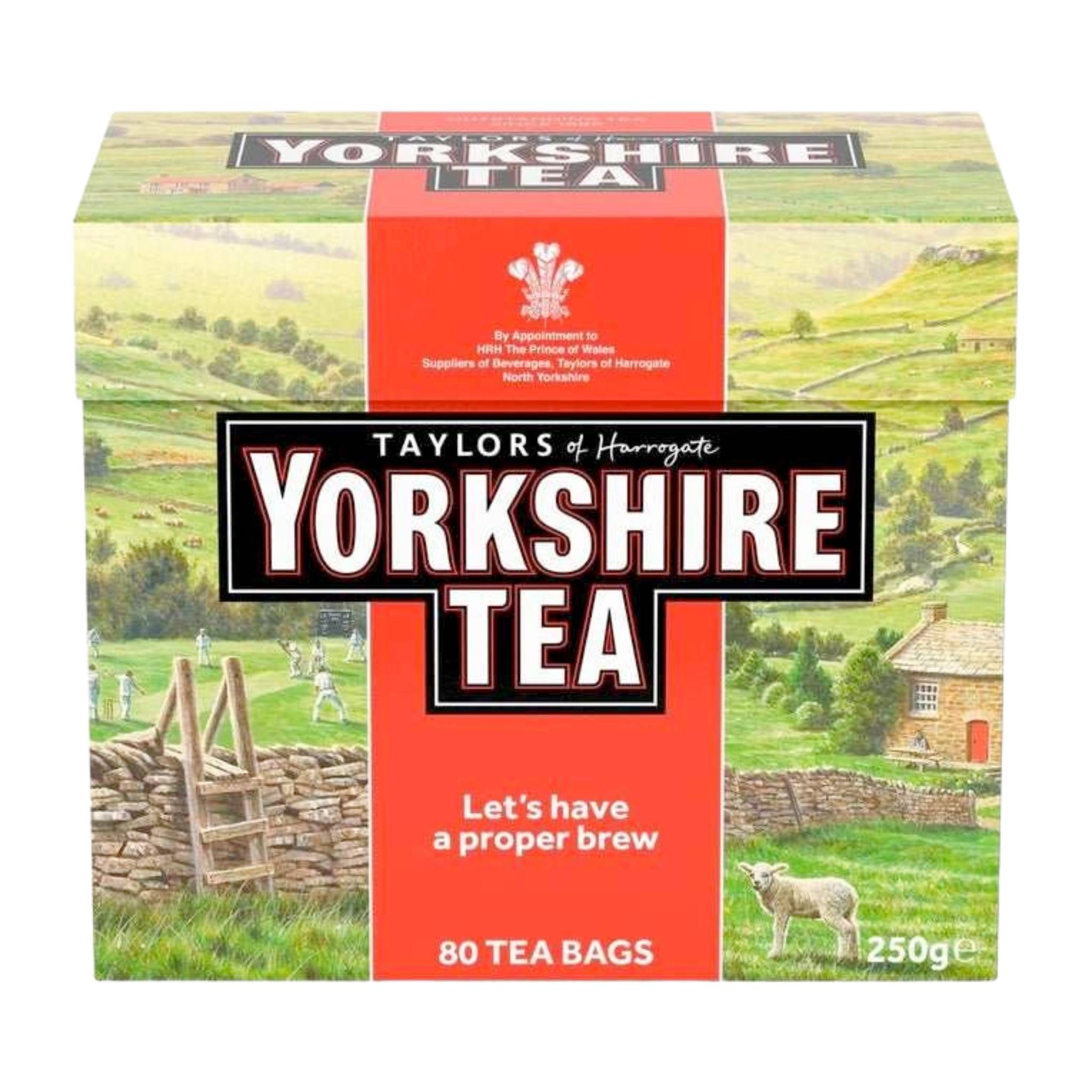 Yorkshire Tea - RED - 80 Tea Bags - 250g