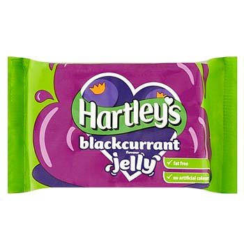 Hartleys BLACKCURRANT Jelly Tablet 135g - Best Before: 30.09.25 (10% OFF)