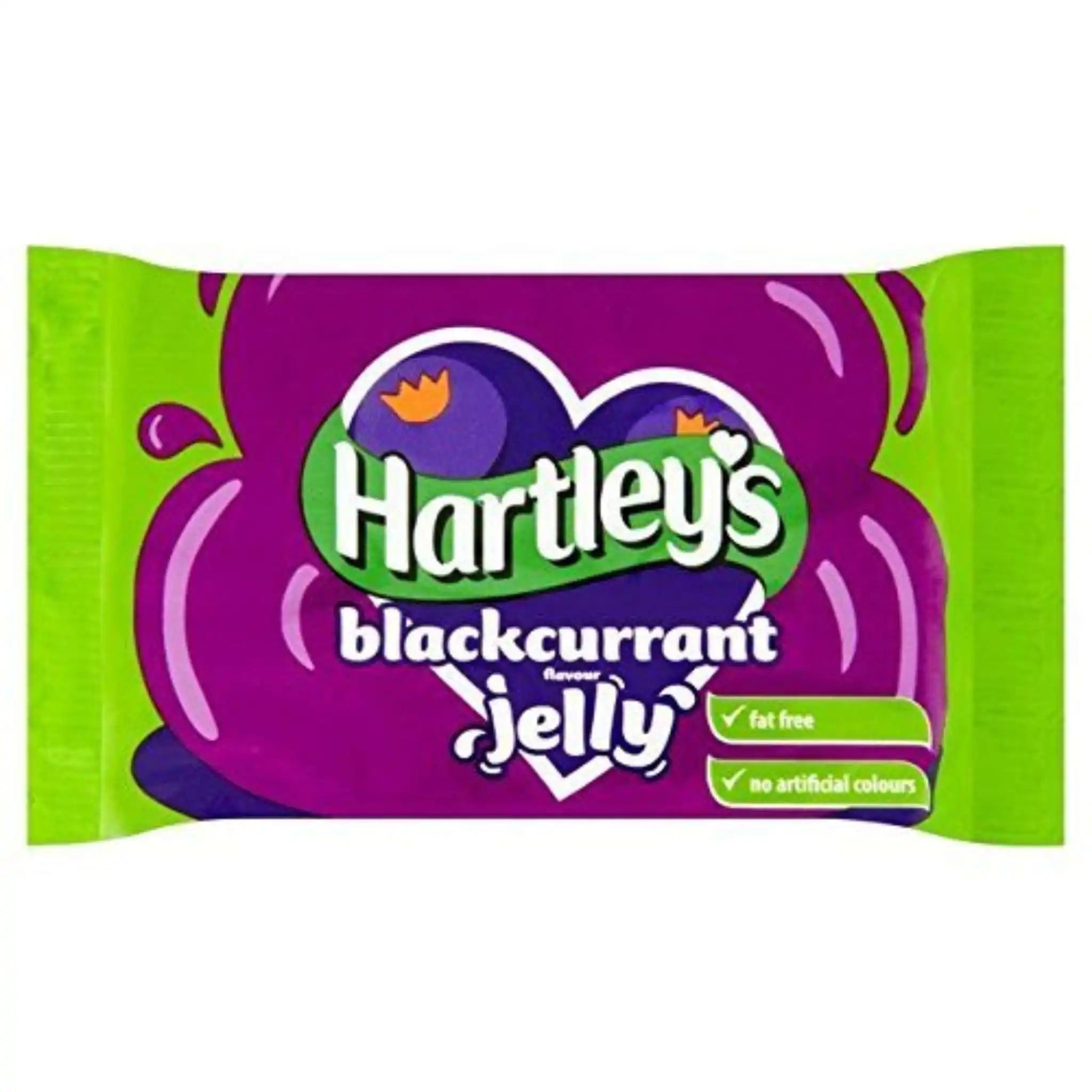 Hartleys Blackcurrant Jelly in 135g solid block of jelly (not crystals).  
