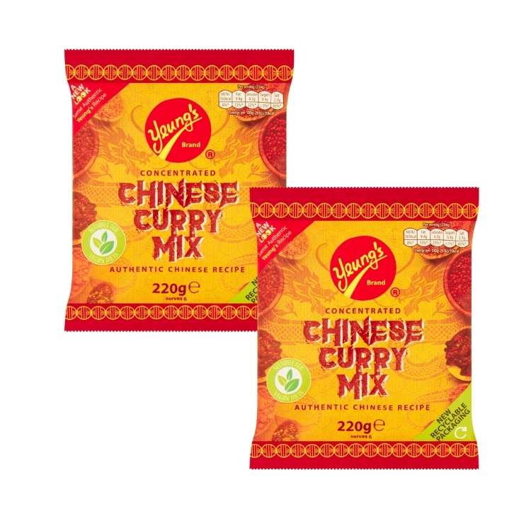 Yeungs Concentrated Chinese Curry Mix - BUNDLE 2 PACK