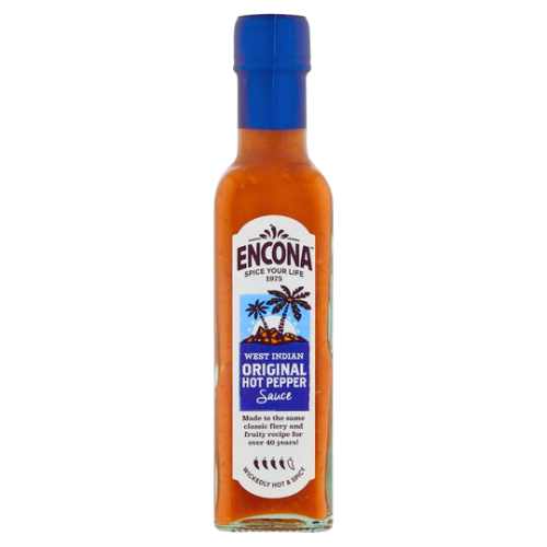 Encona ORIGINAL HOT Pepper Sauce - 142ml - Best Before: 10/2026