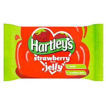 Hartleys STRAWBERRY Jelly Tablet 135g - Best Before: 05/2026