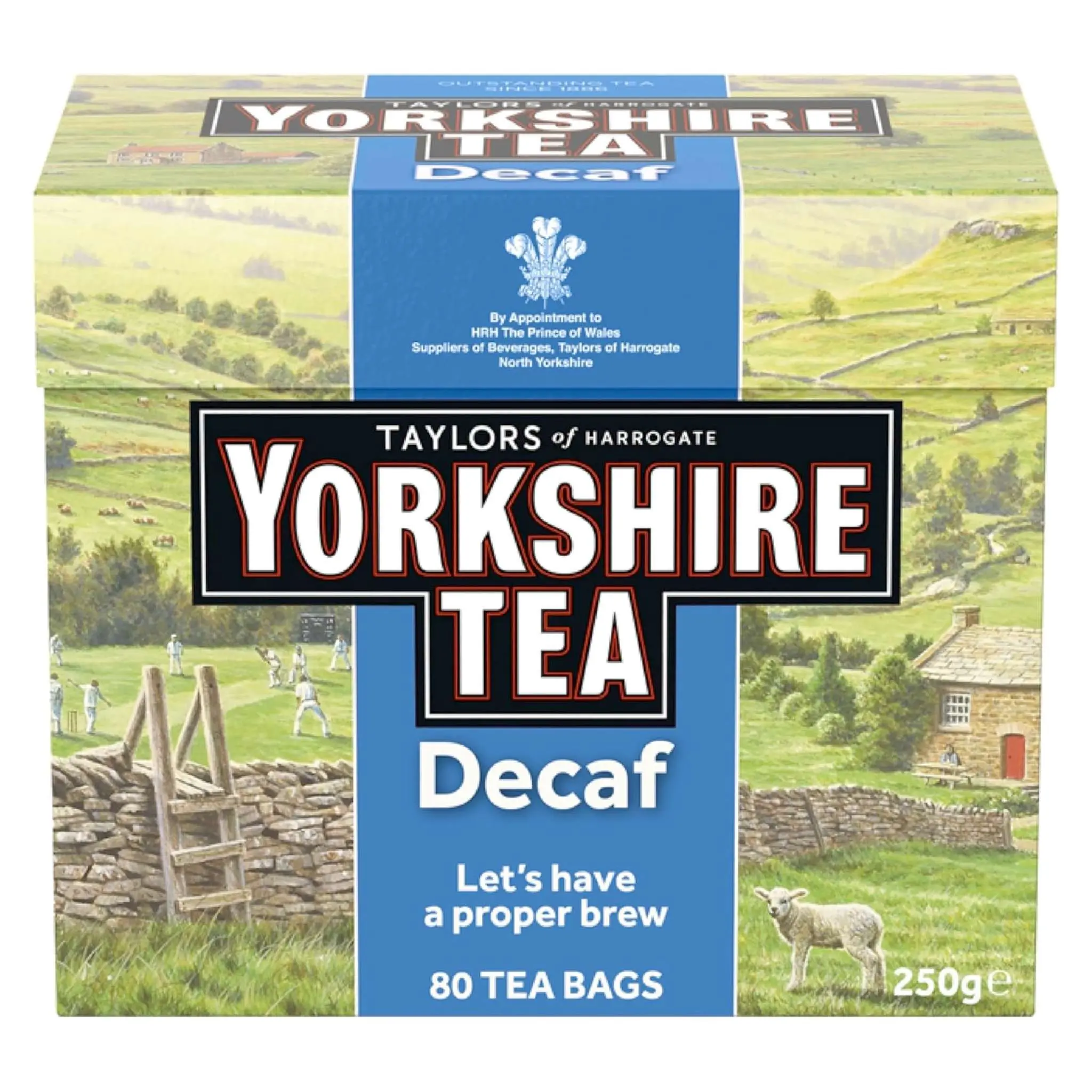 Taylors of Harrogate Yorkshire Tea Decaf - 80 Tea Bags - 250g