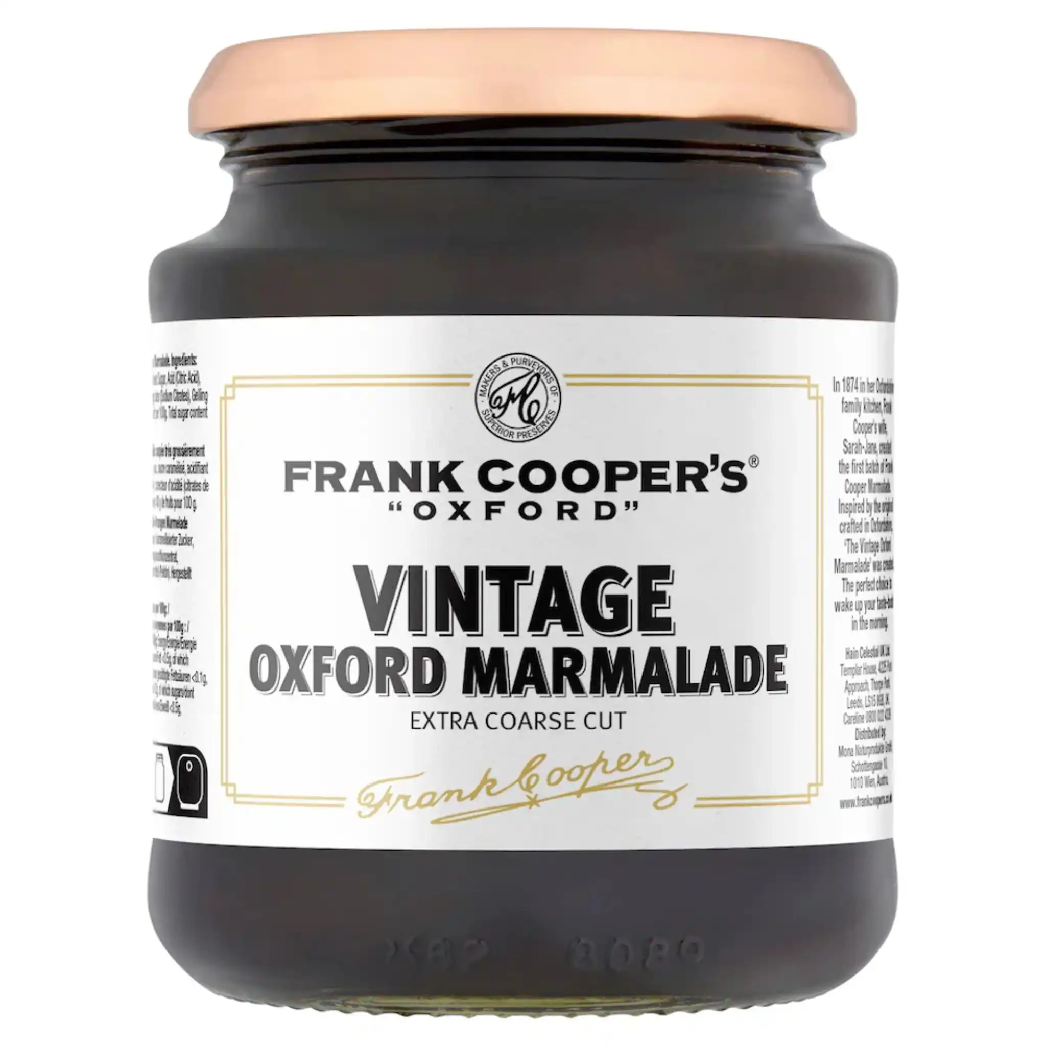 Frank Cooper's Vintage Oxford Marmalade Extra Coarse Cut 454g jar