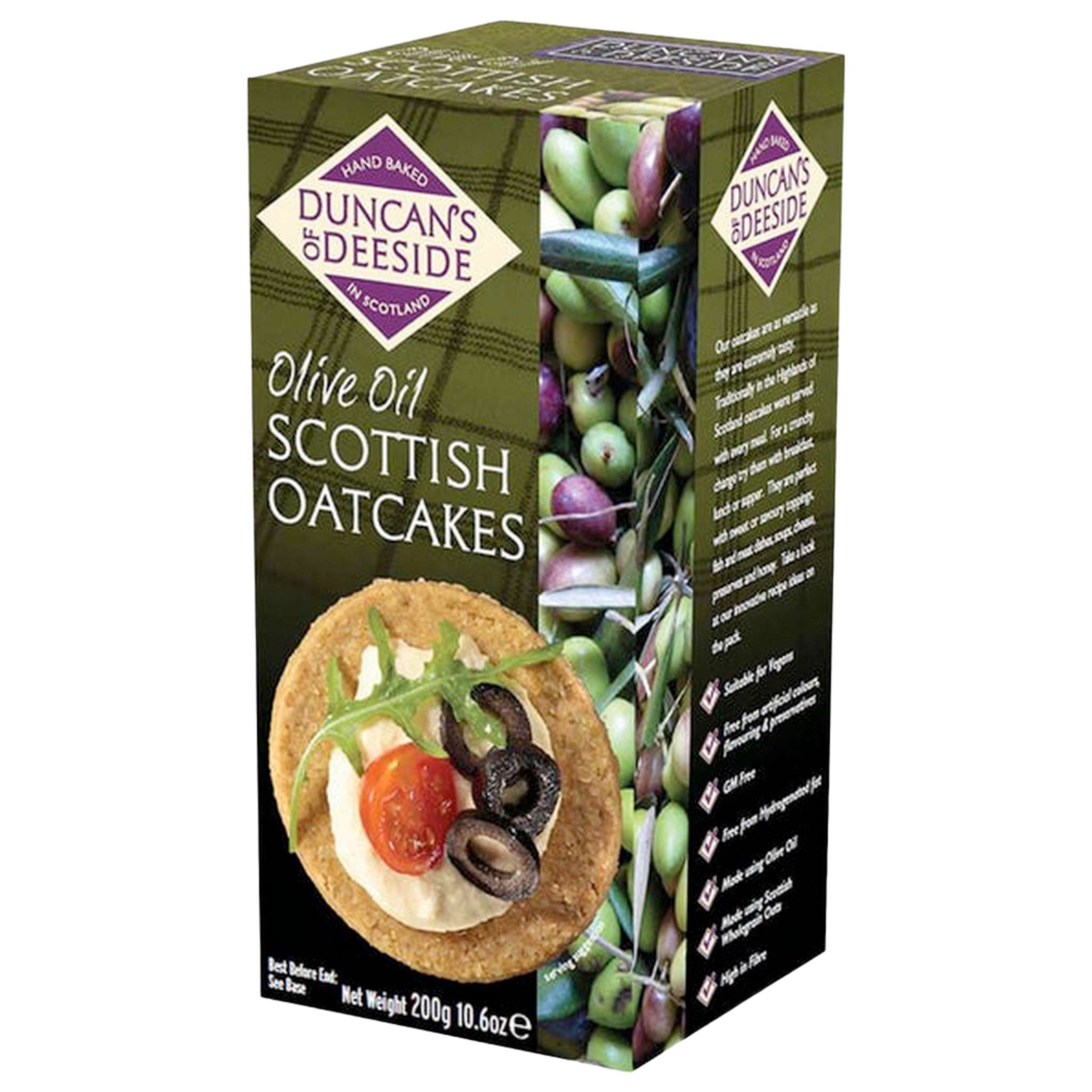 Duncan's Olive Oil Scottish Oatcakes 200g