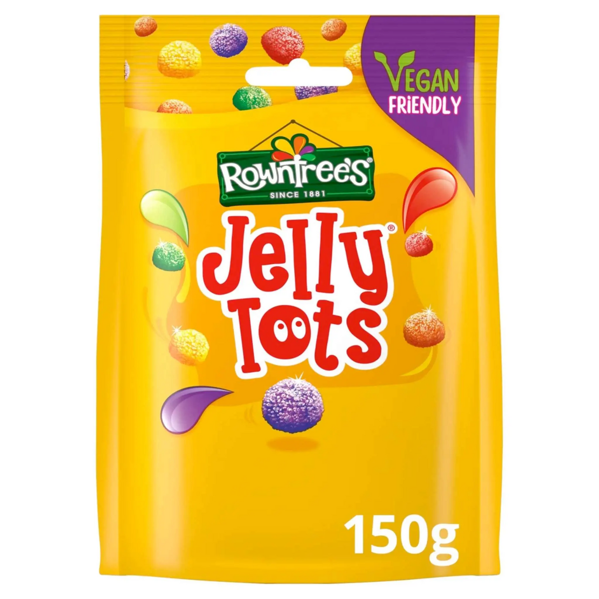 Rowntree's Jelly Tots Sweets in 150g Sharing Bag
