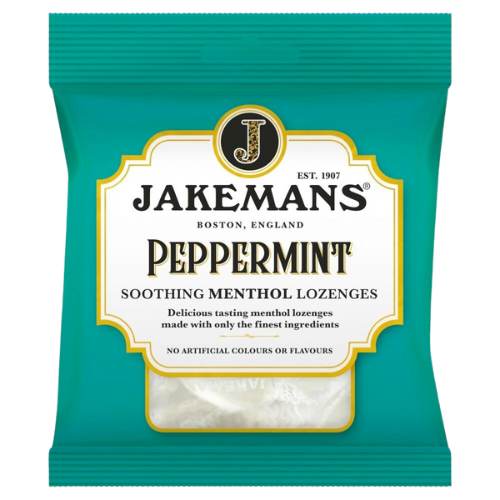 Jakemans PEPPERMINT Menthol Sweets 73g - Best Before: 01/2026