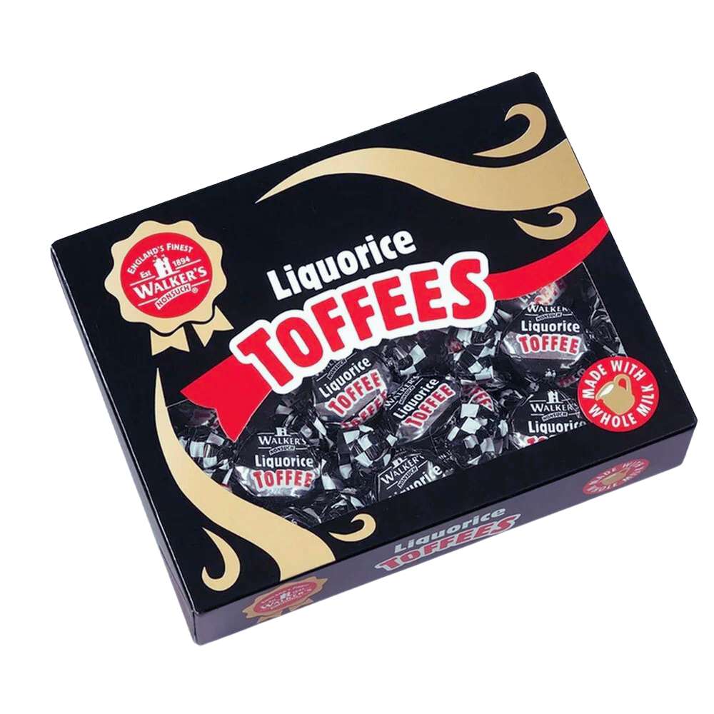 Walkers Liquorice Toffees 350g Gift Box 