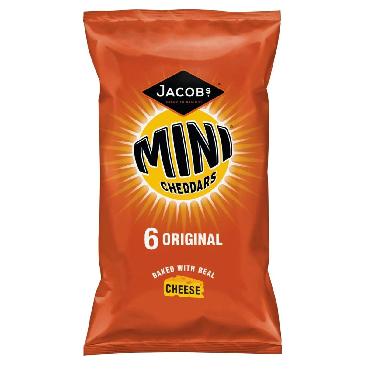 Jacobs Mini Cheddars Original 6x23g pack