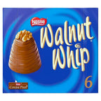 Nestle Walnut Whip Gift box with 6 individually wrapped Walnut Whips.