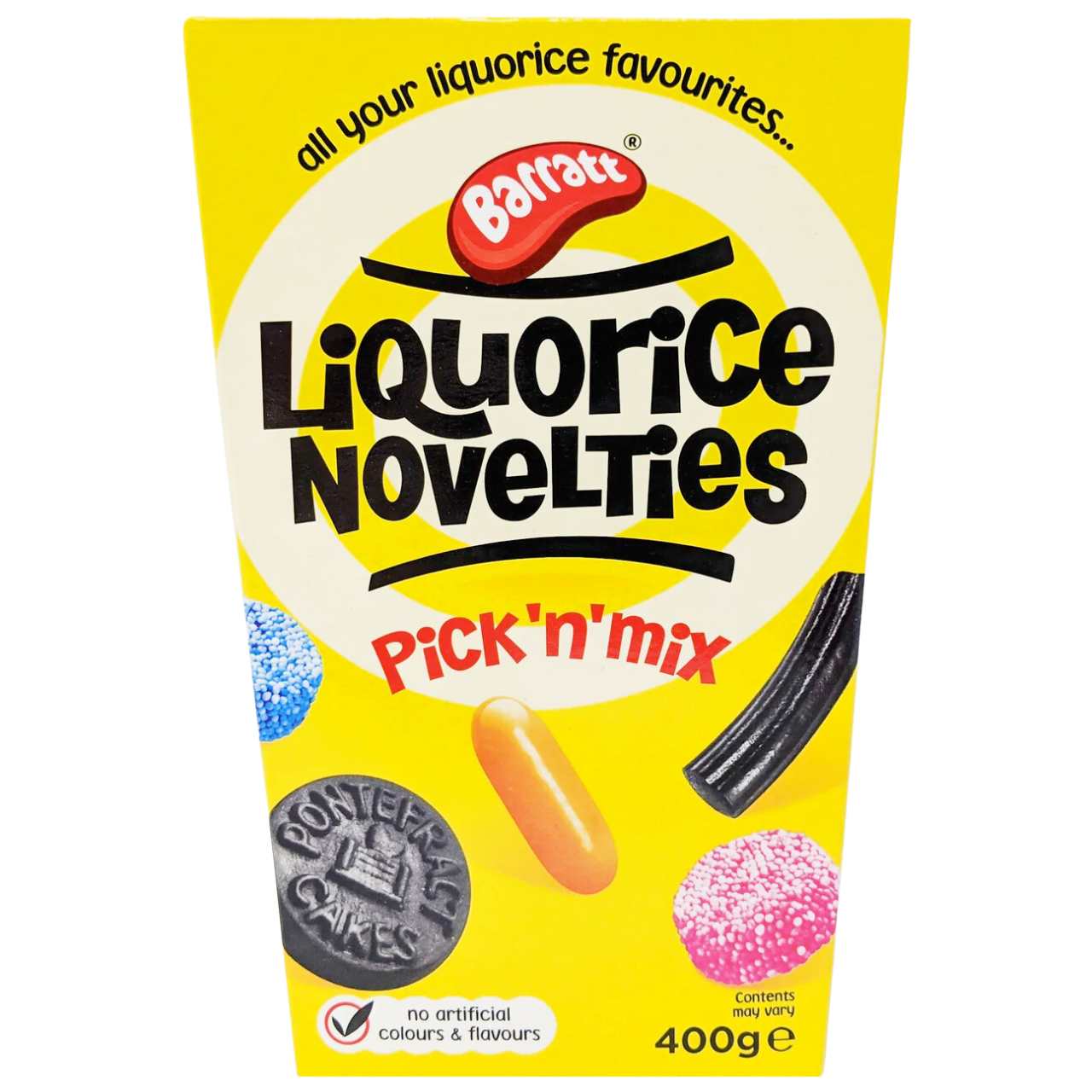 Barratt Liquorice Novelties Pick'n'Mix - 400g Carton