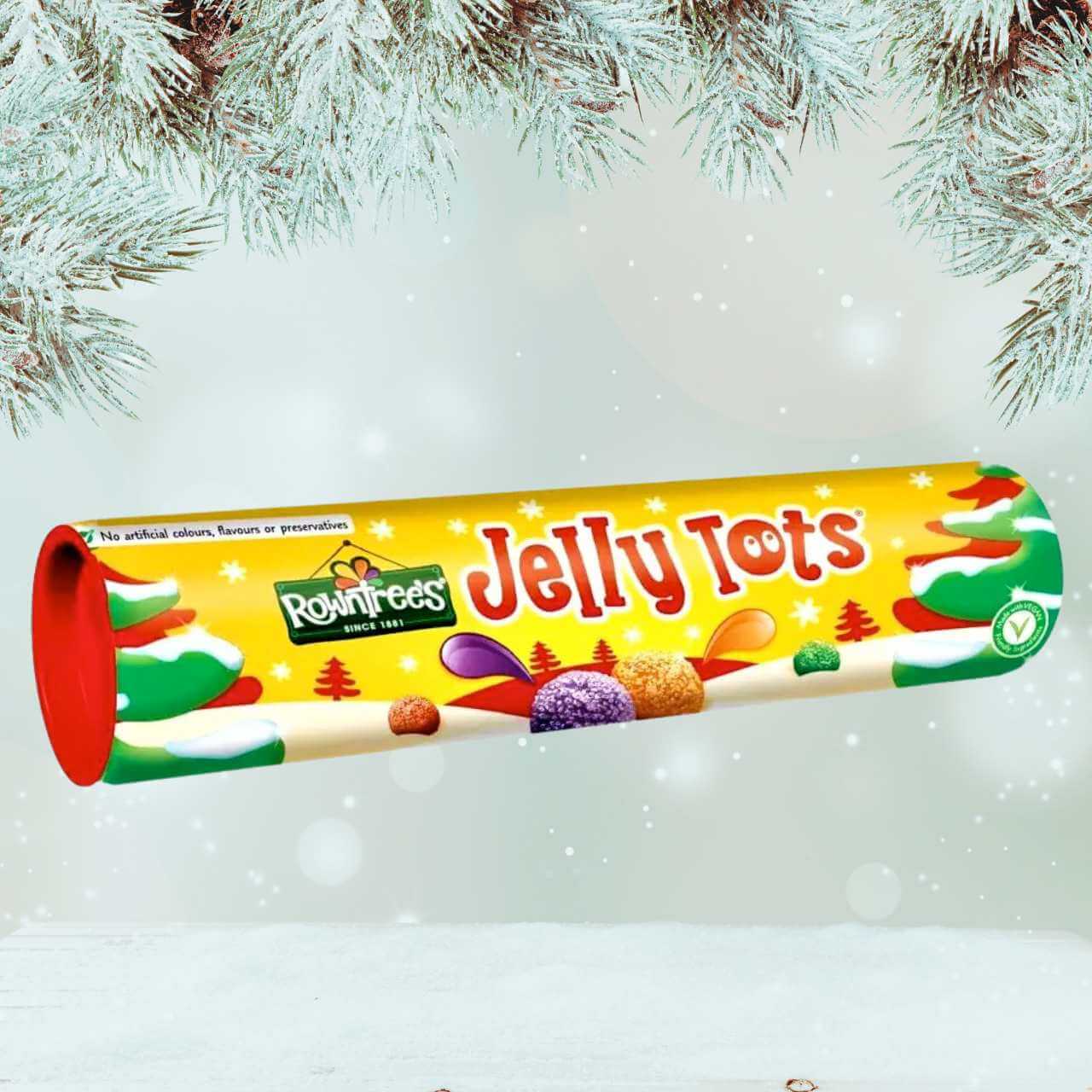 Rowntrees Jelly Tots Giant Tube 115g - Stocking Filler