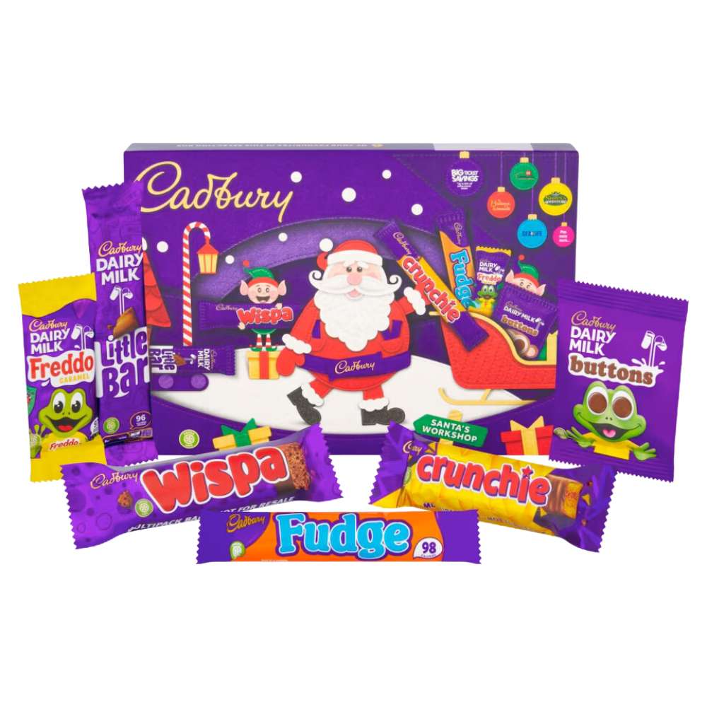 Cadbury Chocolate SANTA Selection Box - Medium - 125g