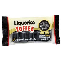 Walkers Toffee Block - LIQUORICE Toffee - 100g Block - Best Before:  07.07.25
