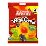 Maynards Wine Gums 165g Bag - Best Before: 25.05.24 