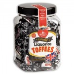 Walkers LIQUORICE Toffees - 450g JAR - Best Before: 30.11.24